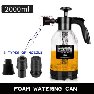 2L Hand Pump Foam Sprayer with 3 Types of Nozzle